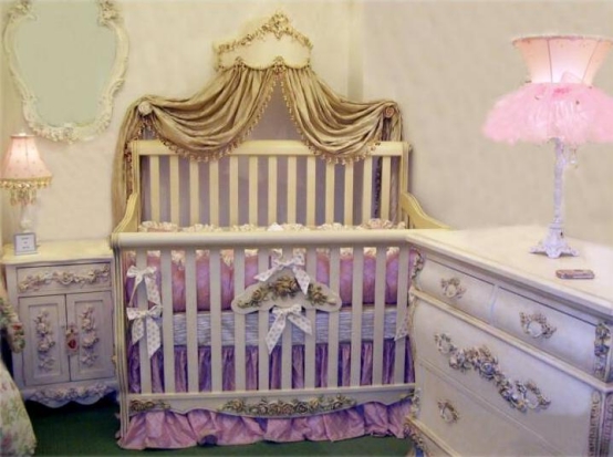 Baby-room-decorating-ideas-for-girls-princess-Floor-Lamp-Pink